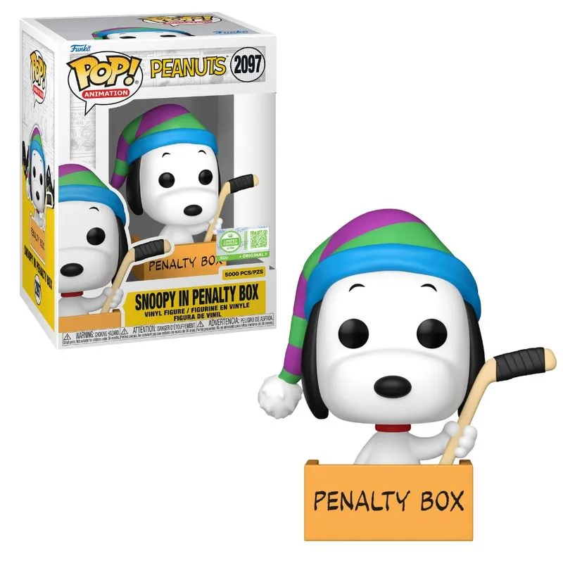 Funko Pop Snoopy In Penalty Box Limited Edition Ultra (5000 Pcs) Peanuts #2097 - Produto Original