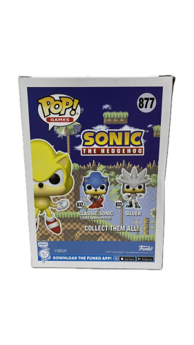 Funko Pop Super Sonic - Sonic The Hedgehog - #877