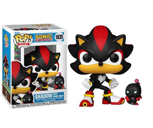 Funko Pop Sonic the Hedgehog Shadow and Dark Chao 1035-Sonic The Hedgehog-1035