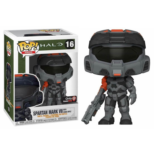 Funko Pop Spartan Mark VII With Shock Rifle Gamestop Exclusive - Halo - #16