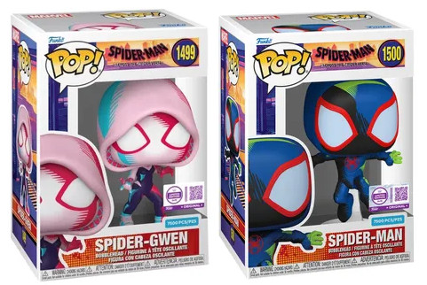 Funko Pop Spider-man Limited Edition (7500 Pcs) & Spider-gwen
