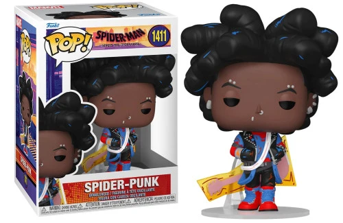 Funko Pop Spider-man: Across The Spider-verse - Spider-punk Unmasked - Marvel Spider-Man Homem-Aranha  #1411