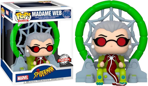 Funko Pop Spiderman Animated Series Madame Web Deluxe Figure (special Edition) - SPIDER MAN - #960