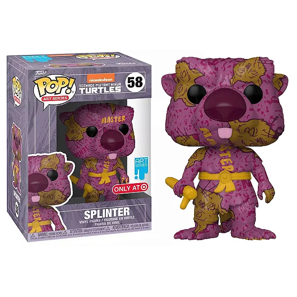 Funko Pop Splinter Art Series Target Exclusive (detalhes na caixa)-Teenage Mutant Ninja Turtles-58
