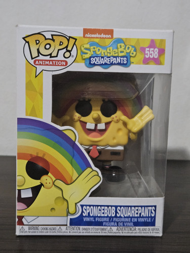 Funko Pop Spongebob Squarepants Rainbow 558 Bob Esponja-Nickelodeon-558