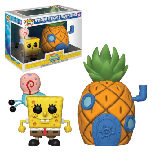 Funko Pop Spongebob With Gary & Pineapple House Spongebob Squarepants #02 - Produto Original