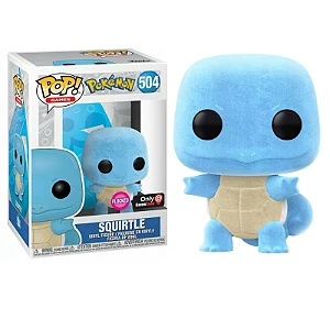 Funko Pop Squirtle Flocked GameStop Exclusive (detalhes na caixa)-Pokemon-504