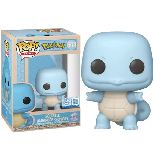Funko Pop Squirtle Soft Color Exclusive - Pokemon  #504