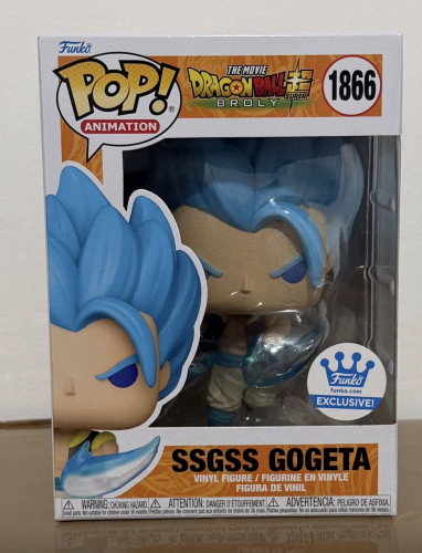 Funko Pop Ssgss Gogeta Dragon Ball Super #1866 - Produto Original