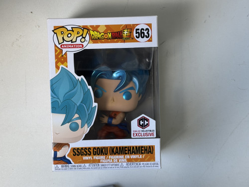 Funko Pop Ssgss Goku (kamehameha) - Exclusivo 2020 Summer Convention - Dragon Ball - #563-FUNKO POP-563