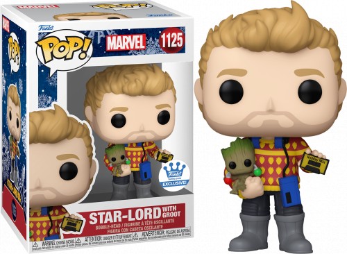 Funko Pop Star-lord With Groot Funko Shop-Marvel-1125