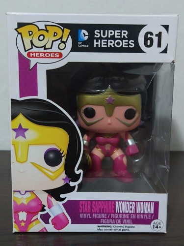 Funko Pop Star Sapphire Wonder Woman 61 - Dc Comics-Mulher Maravilha-61