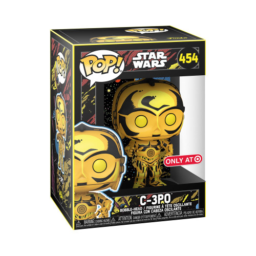 Funko Pop Star Wars #454 C-3po Retro Series-Star Wars-454