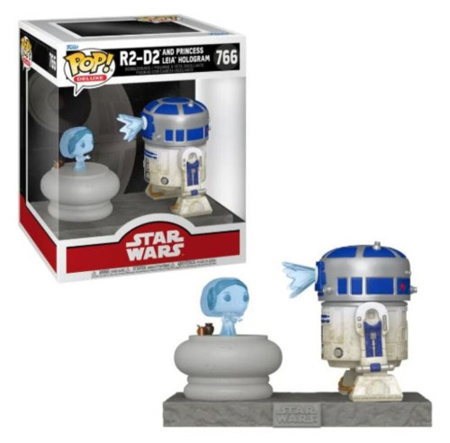 Funko Pop Star Wars 766 - R2 - D2 with Princess Leia-Star Wars-766