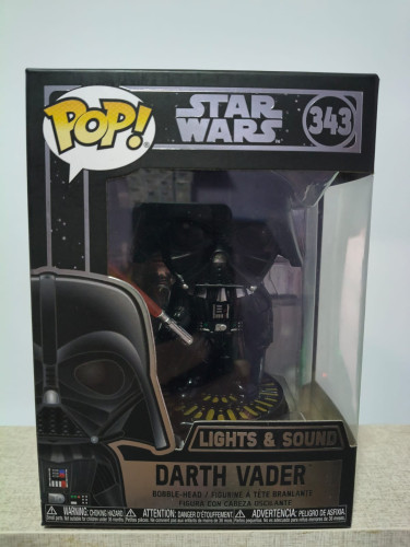 Funko Pop Star Wars Darth Vader Lights And Sound Star Wars Lights & Sound #343 - Produto Original
