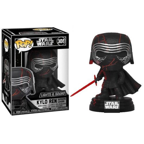 Funko Pop Star Wars Kylo Ren Supreme Leader 308 Exclusivo com Luzes e Som-Star Wars-308