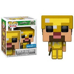 Funko Pop Steve In Gold Armor-Minecreft-321