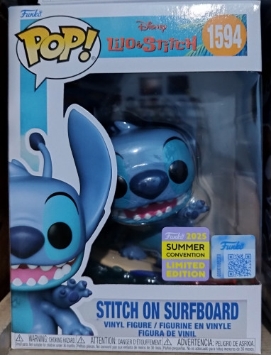 Funko Pop Stitch On Surfboard SDCC 2025-Lilo E Stitch-1594