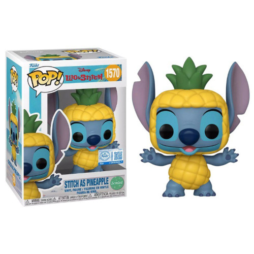 Funko Pop Stitch as Pineapple Scented - Exclusive Disney Lilo & Stitch #1570 - Produto Original