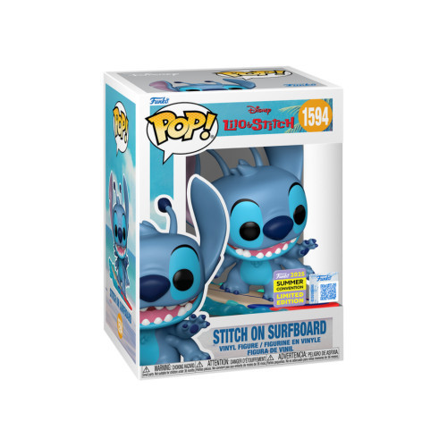 Funko Pop Stitch on Surfboard 2025 Summer Convention-Lilo & Stitch-1594