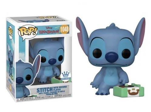 Funko Pop Stitch with Record Player Funko Shop Exclusive-Disney Lilo & Stitch-1048