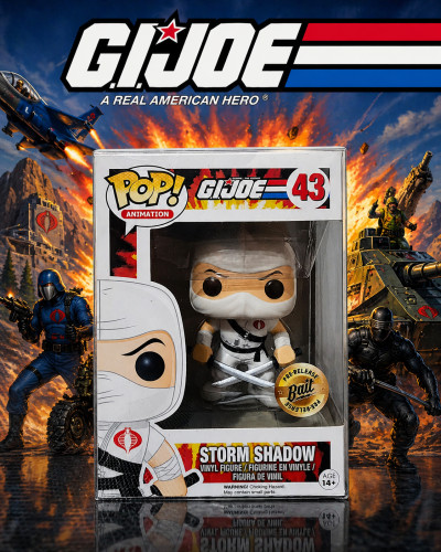 Funko Pop Storm Shadow Bait Exclusive Gi Joe #43 - Produto Original