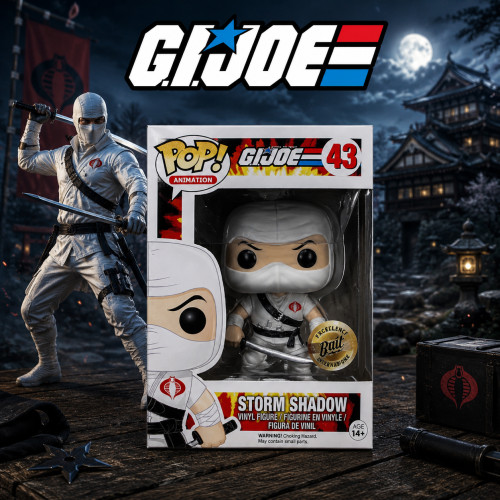 Funko Pop Storm Shadow Bait Exclusive Gi Joe (vaulted) Retro Toys #43 - Produto Original