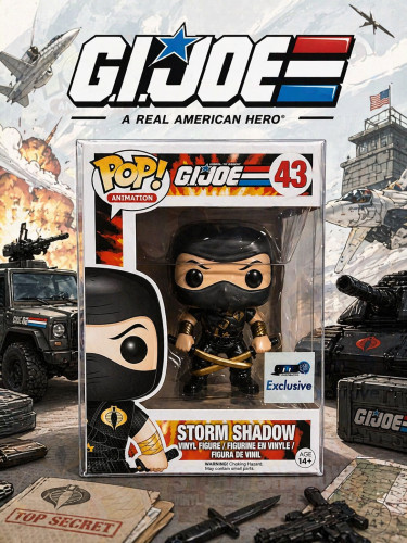 Funko Pop Storm Shadow Gts Exclusive Gi Joe #43 - Produto Original