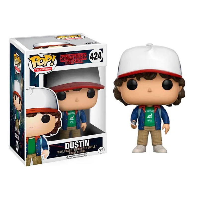 Funko Pop Stranger Things - Dustin com Bússola #424 Novo na Caixa-Stranger Things-424
