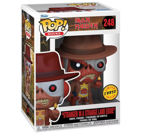 Funko Pop Stranger In A Strange Land  Eddie - Chase - Iron Maiden - #248