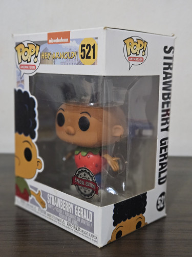 Funko Pop Strawberry Gerald 521 Caixa Com Detalhes Hey Arnold! - 90s Nickelodeon - #521
