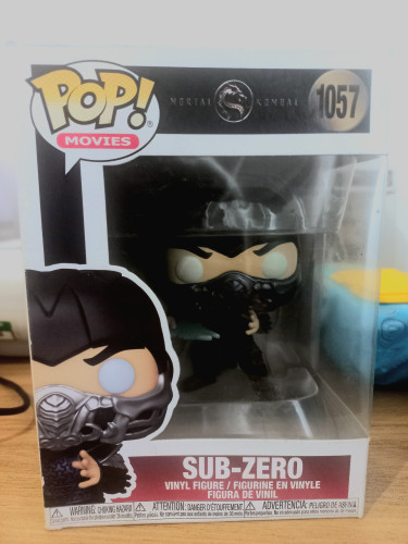 Funko Pop Sub Zero Mortal Kombat Movie #1057 - Produto Original