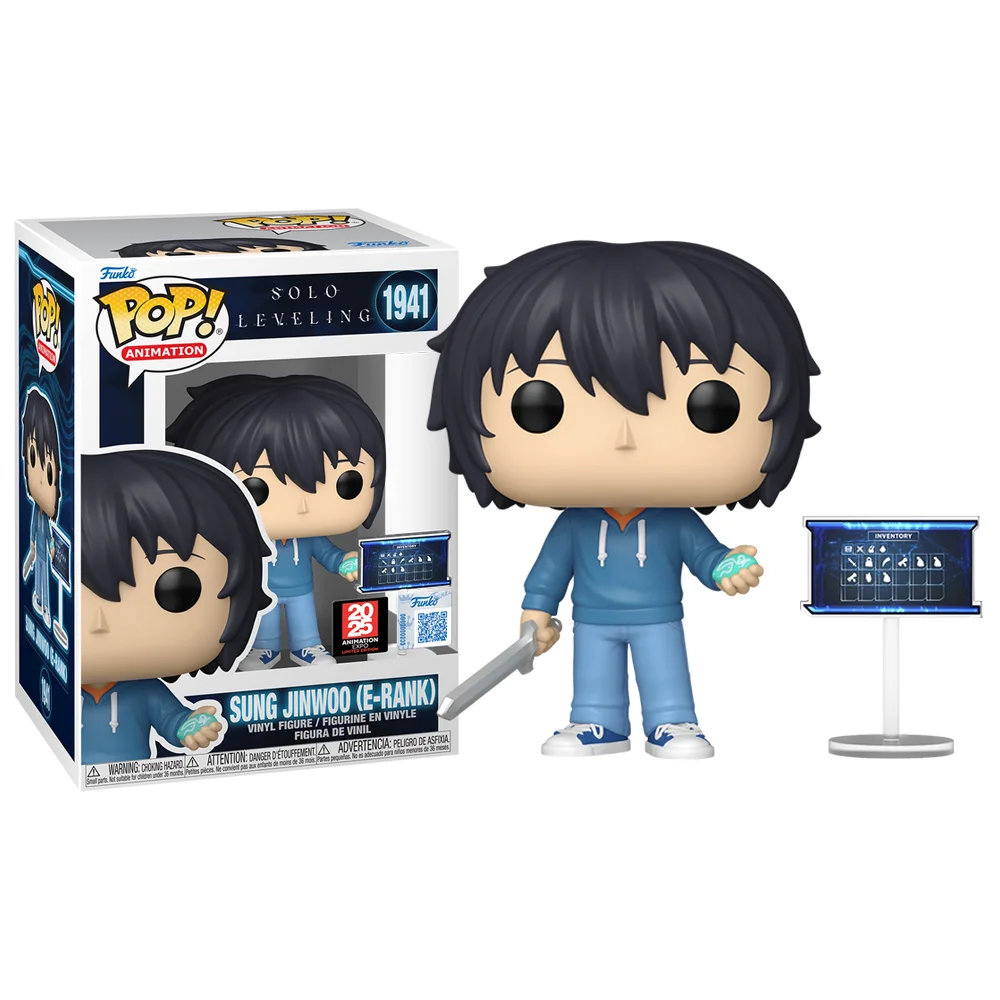 Funko Pop Sung Jinwoo (E-Rank) Anime Expo Exclusive-Solo Leveling-1941