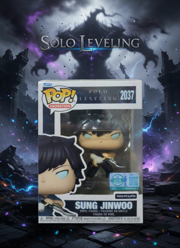 Funko Pop Sung Jinwoo 9500 Unidades-Solo Leveling-2037