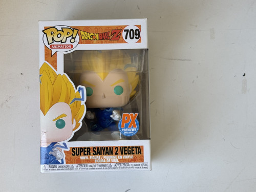Funko Pop Super Saiyan 2 Vegeta - Px Exclusive - Dragon Ball - #709 FUNKO POP #709 - Produto Original