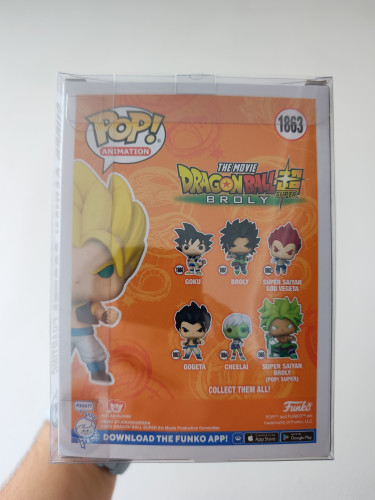 Funko Pop Super Saiyan Gogeta Charting Kidan CHASE! - Dragon Ball Super Broly - #1863