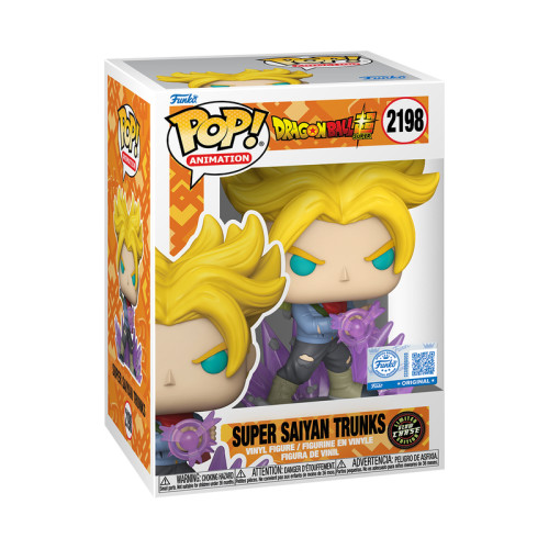Funko Pop Super Saiyan Trunks Chase Glow Exclusivo Dragon Ball Super #2198 - Produto Original