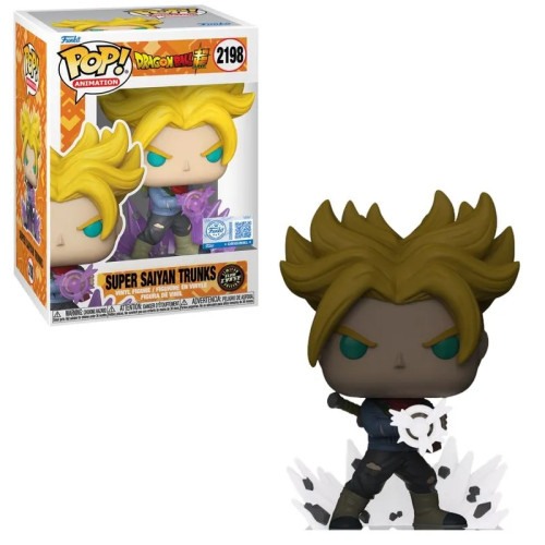 Funko Pop Super Saiyan Trunks Glow in the dark Chase [Limited Edition] Dragon Ball #2198 - Produto Original