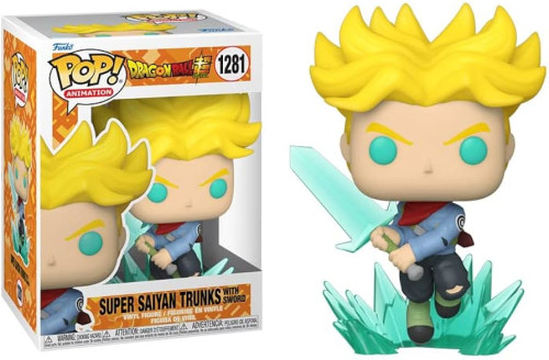 Funko Pop Super Saiyan Trunks with Sword Dragon Ball Z #1281 - Produto Original