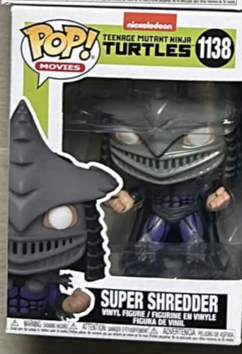Funko Pop Super Shredder Teenage Mutant Ninja Turtles #1138 - Produto Original
