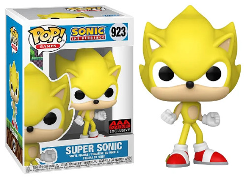 Funko Pop Super Sonic Sonic The Hedgehog #923 - Produto Original
