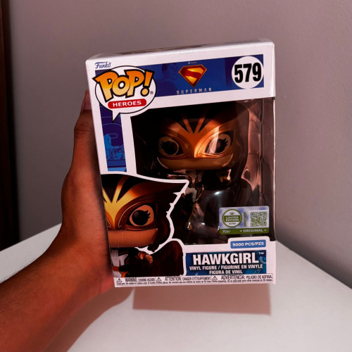 Funko Pop Mulher Gavião - Hawkgirl - Superman - Liga da Justiça Superman #579 - Produto Original