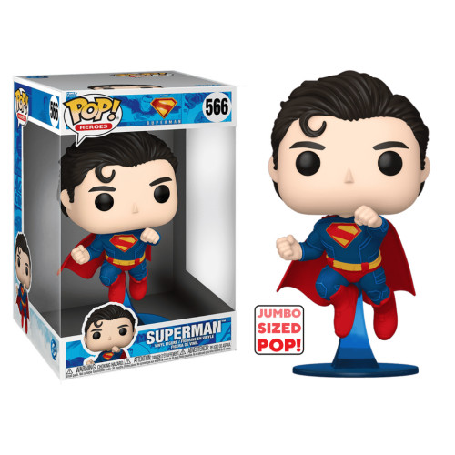 Funko Pop Superman 10" Jumbo Sized Superman #566 - Produto Original