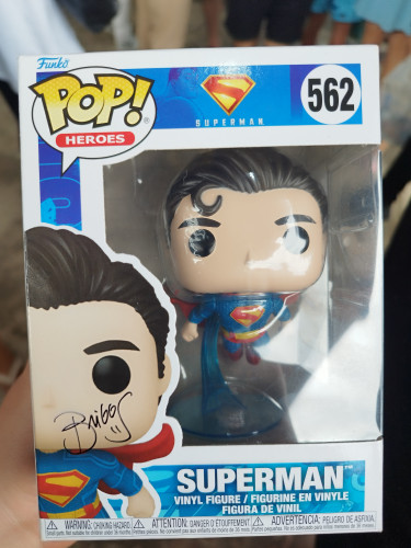 Funko Pop Superman AUTOGRAFADO Superman #562 - Produto Original