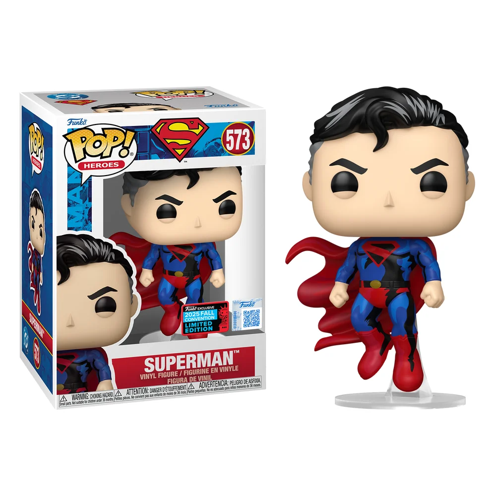 Funko Pop Superman Fall Convention Exclusive Dc Comics #573 - Produto Original