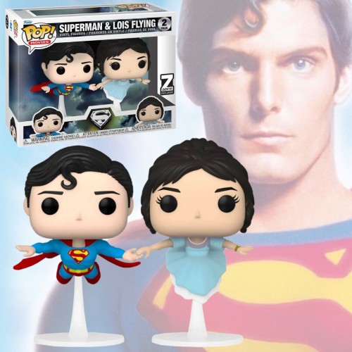 Funko Pop Superman And Lois Flying - Exclusivo Zavvi - Superman - #1