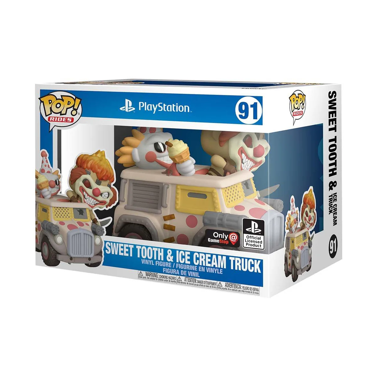 Funko Pop Sweet Tooth & Ice Cream Truck Gamestop Exclusivo PlayStation #91 - Produto Original