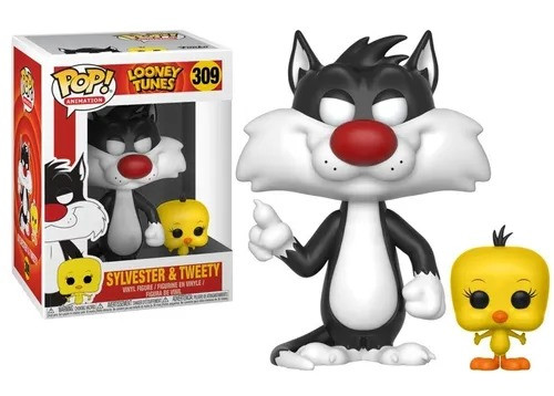 Funko Pop Sylvester & Tweety - Looney Tunes - #309 FUNKO POP #309 - Produto Original