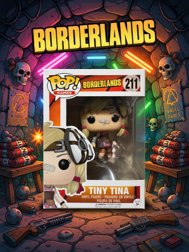 Funko Pop Tiny Tina Borderlands #211 - Produto Original