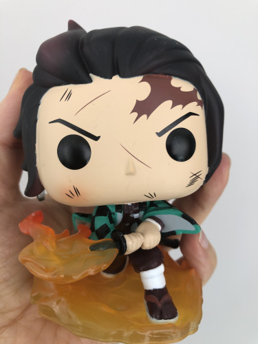 Funko Pop Tanjiro Kamado (hinokami Kagura Dance) - Exclusivo Galactic Toys - Demon Slayer - #874